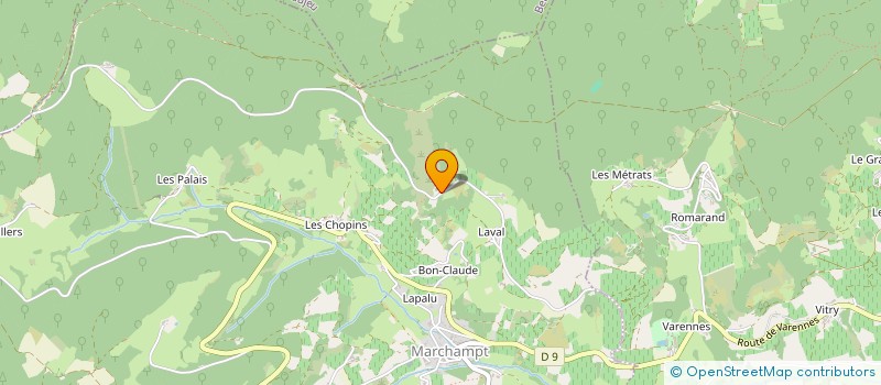 localisation de l'entreprise SAS PERRAUD  MARCHAMPT