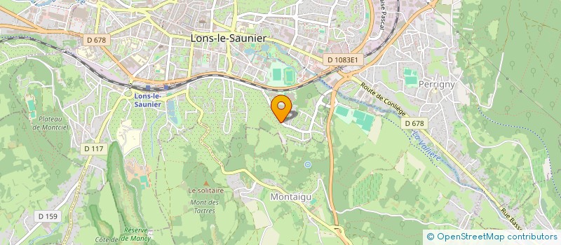 localisation de l'entreprise SAS PERRAUD à LONS-LE-SAUNIER