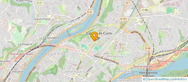 localisation de l'entreprise SAS PERRIN FLEURS à CALUIRE-ET-CUIRE