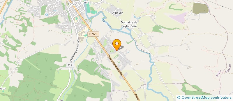 localisation de l'entreprise SAS PERRUSSAN FRANCK à PAVIE