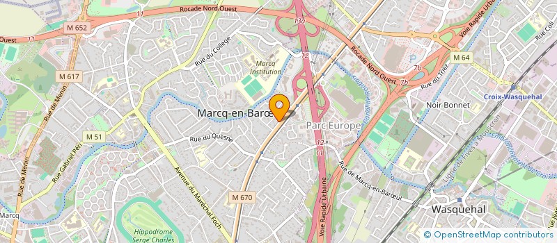 localisation de l'entreprise SAS PERSAN LOGISTIQUE à MARCQ EN BAROEUL