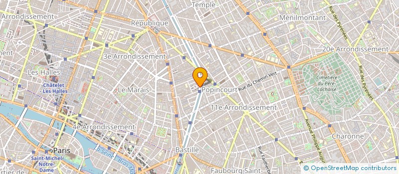 localisation de l'entreprise SAS PETROL BREWING CO.  PARIS