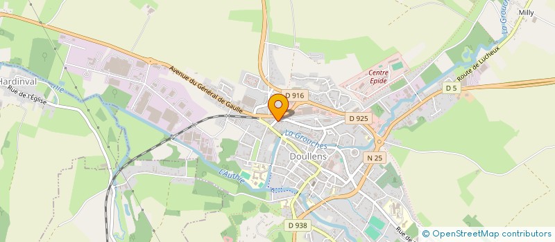 localisation de l'entreprise SAS PEUVRELLE à DOULLENS