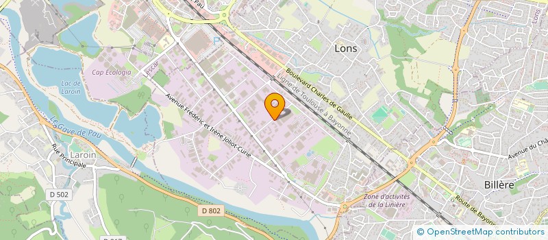 localisation de l'entreprise SAS PEYRADE FRANCIS à LONS