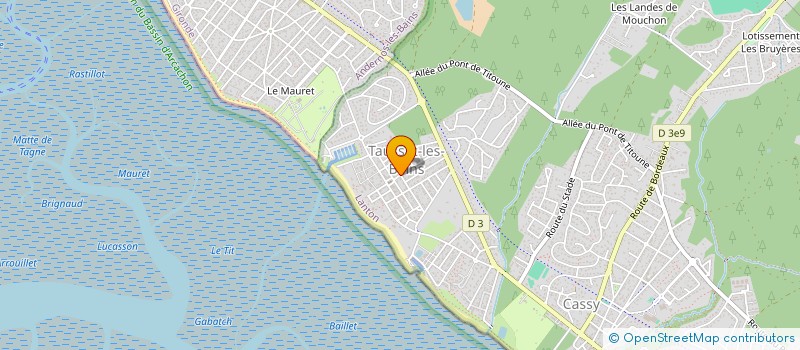 localisation de l'entreprise SAS PEYROU  LANTON