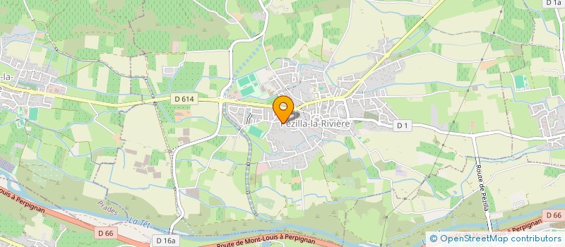 localisation de l'entreprise SAS PEZILLANAISE  PEZILLA-LA-RIVIERE