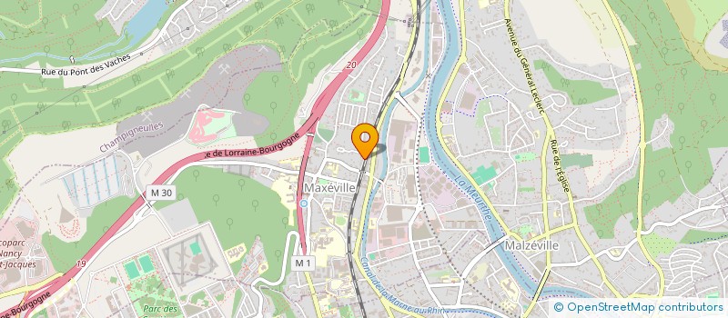 localisation de l'entreprise SAS PEZZOTTI  MAXEVILLE