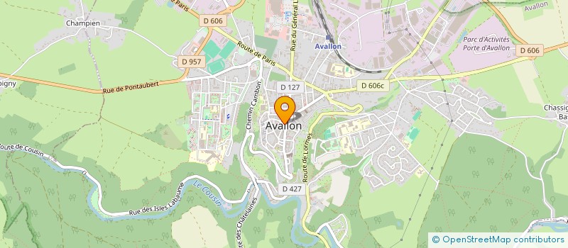 localisation de l'entreprise SAS PHAULLI à AVALLON