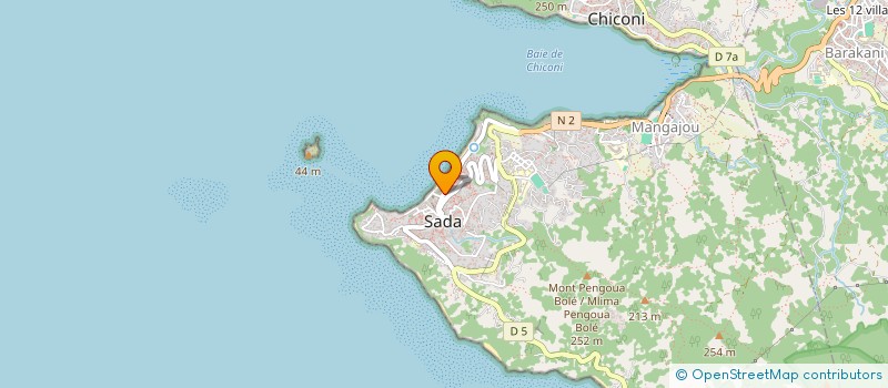 localisation de l'entreprise SAS PHI INGENIIERIE MAYOTTE à SADA