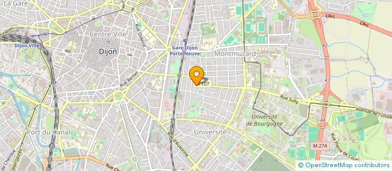 localisation de l'entreprise SAS PHILIMMO 2023  DIJON