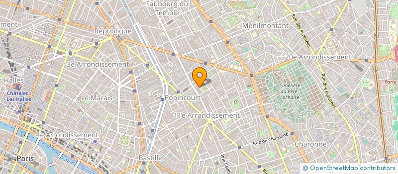 localisation de l'entreprise SAS PHILIPPE BERNHARD  PARIS