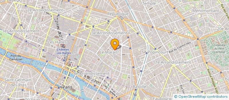 localisation de l'entreprise SAS PHILIPPE ZORZETTO à PARIS