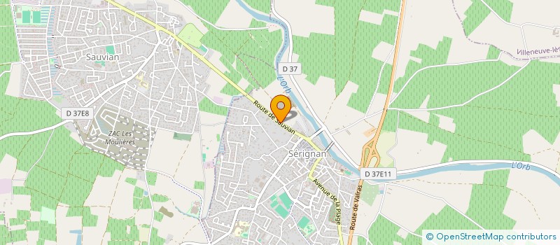 localisation de l'entreprise SAS PHOENIX HOLDING à BEZIERS