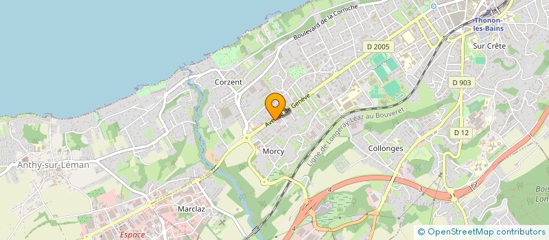 localisation de l'entreprise SAS PHUOC THANH 5 à THONON-LES-BAINS