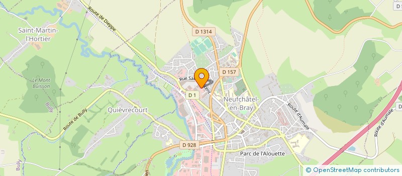 localisation de l'entreprise SAS PICARD FRERES à NEUFCHATEL-EN-BRAY