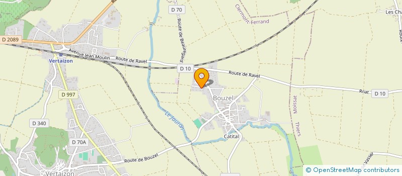 localisation de l'entreprise SAS PICHOT RENO  BOUZEL