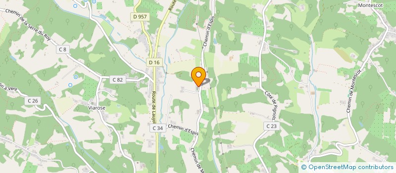 localisation de l'entreprise SAS PIERIE - BECQUAERT  MOISSAC