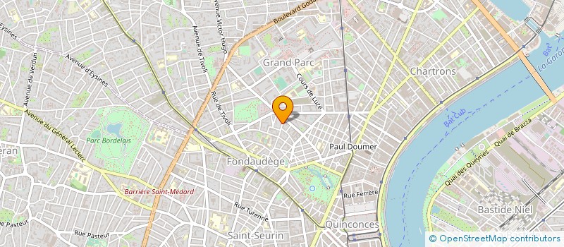 localisation de l'entreprise SAS PIERRE BAPTISTE à BORDEAUX