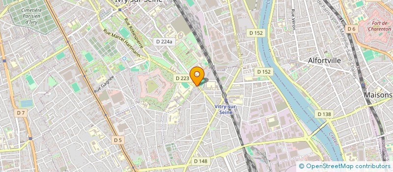 localisation de l'entreprise SAS PIERRE BEAUNAY à VITRY-SUR-SEINE