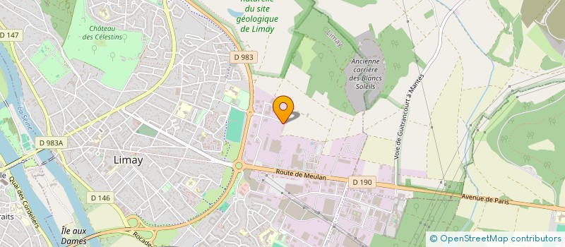 localisation de l'entreprise SAS PIERRE BELBEOC'H  LIMAY