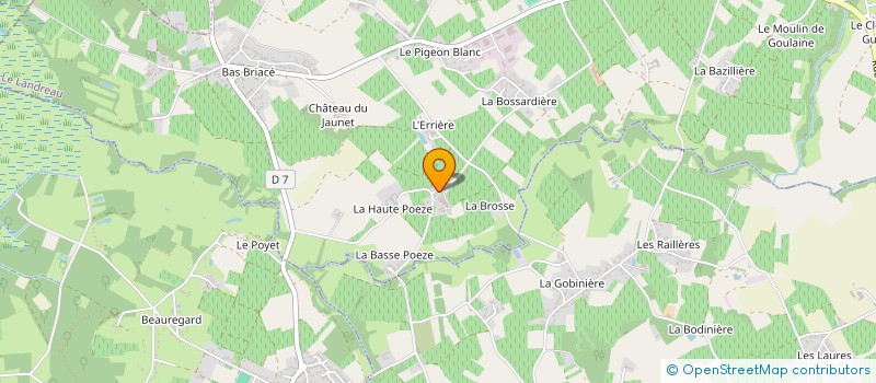 localisation de l'entreprise SAS PIERRE LUNEAU-PAPIN  LE LANDREAU