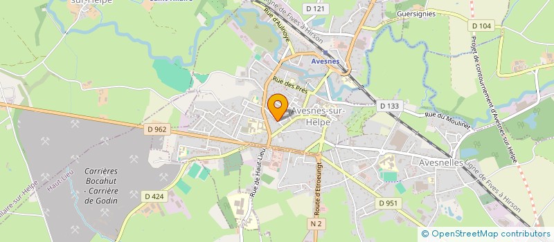 localisation de l'entreprise SAS PIL  AVESNES-SUR-HELPE