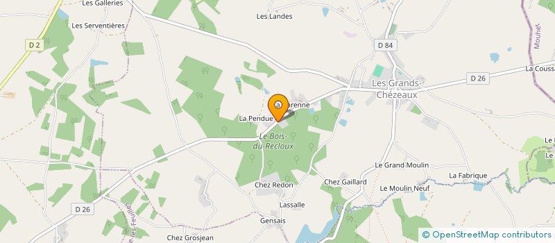 localisation de l'entreprise SAS PINARDON à LES GRANDS-CHEZEAUX