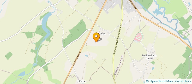 localisation de l'entreprise SAS PINAULT à CHATILLON-SUR-INDRE