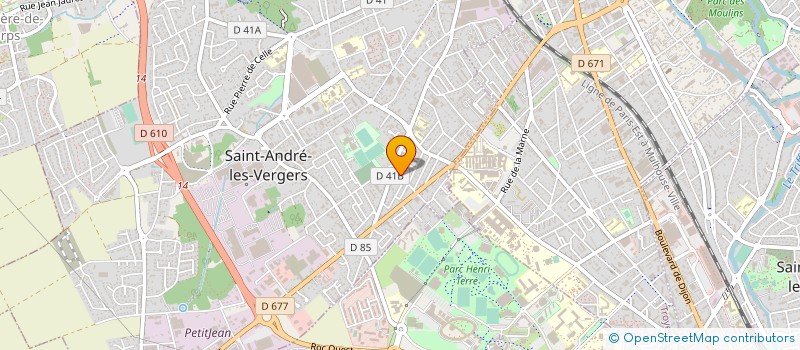 localisation de l'entreprise SAS PINGUET LUDOVIC à SAINT-ANDRE-LES-VERGERS