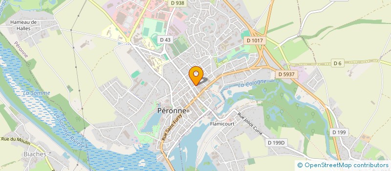 localisation de l'entreprise SAS PINTO à PERONNE