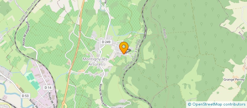 localisation de l'entreprise SAS PIQUET  MONTIGNY-LES-ARSURES