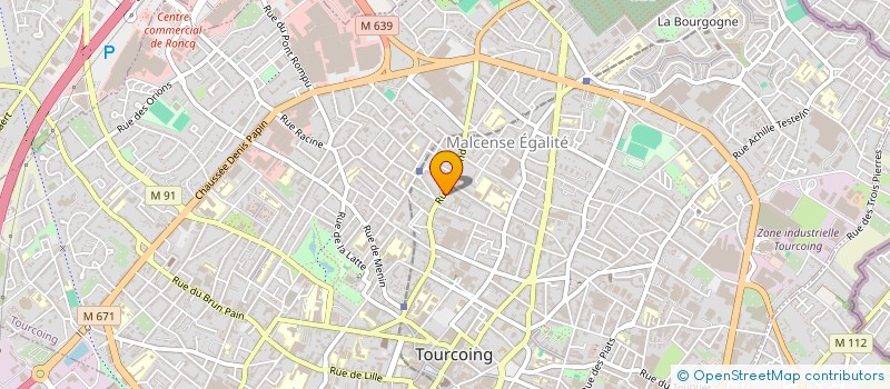 localisation de l'entreprise SAS PIZ PIZZA  TOURCOING