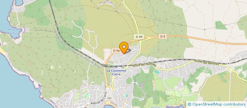 localisation de l'entreprise SAS PIZZA DU VILLAGE à MARTIGUES