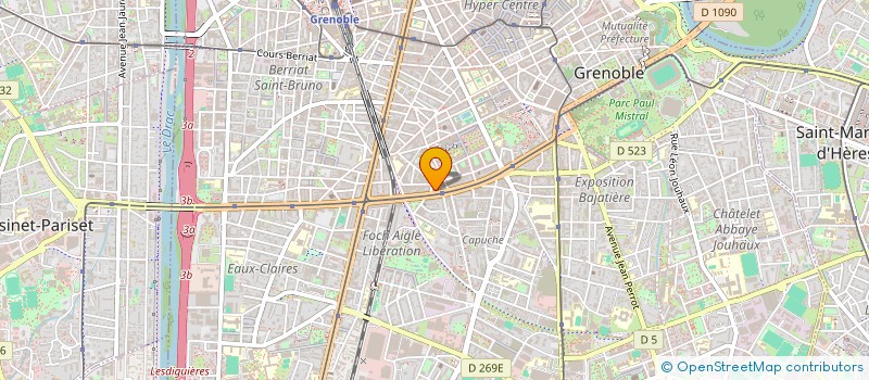 localisation de l'entreprise SAS PIZZA LE PRINCE  GRENOBLE