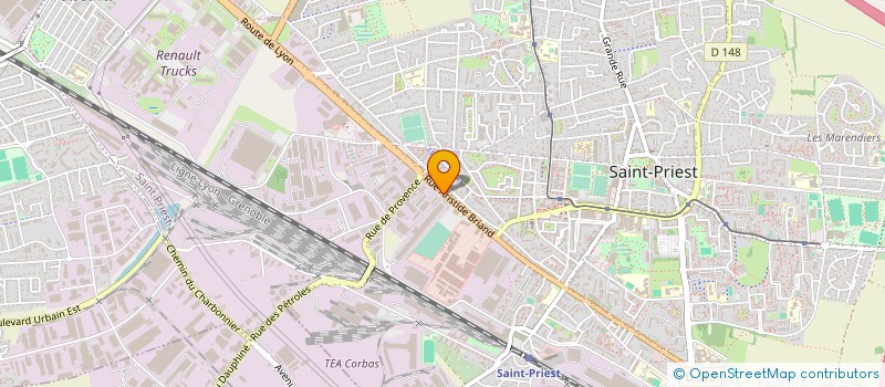 localisation de l'entreprise SAS PIZZA NASSOU  SAINT-PRIEST