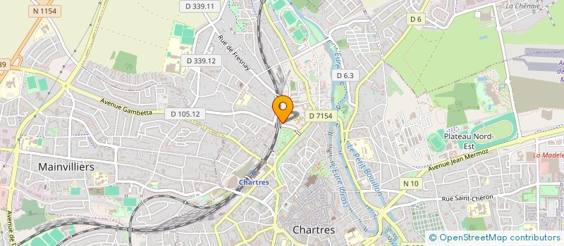 localisation de l'entreprise SAS PIZZE à CHARTRES