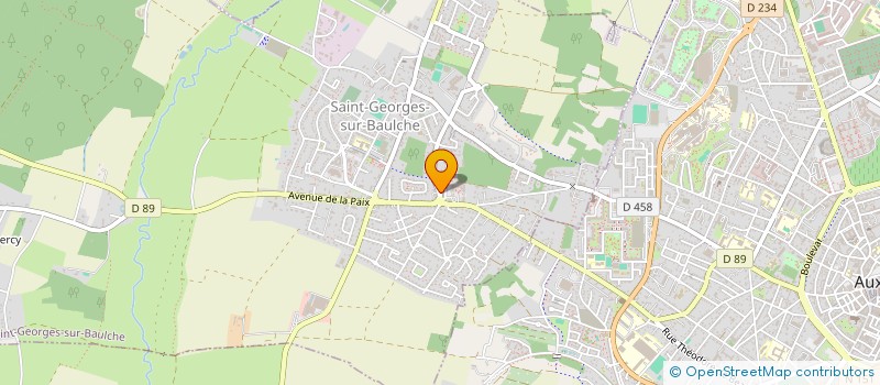 localisation de l'entreprise SAS PLACE JEAN XXIII  CARNAC