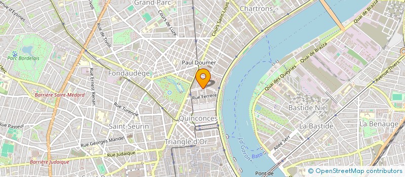 localisation de l'entreprise SAS PLACE JOURDAN DEVELOPPEMENT  BORDEAUX