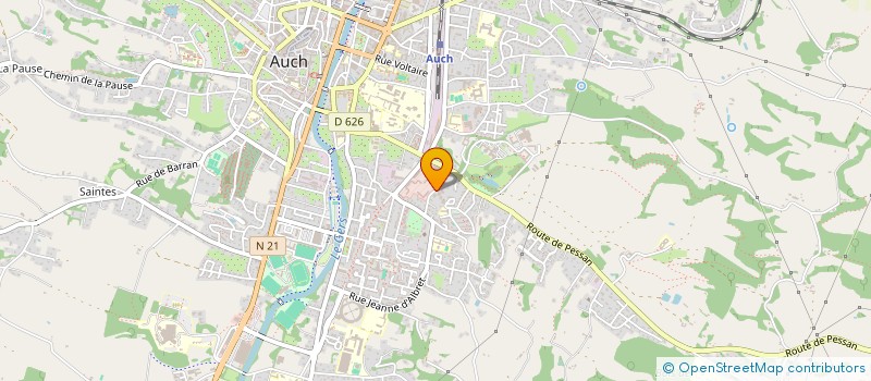 localisation de l'entreprise SAS PLACOSANTOS à AUCH