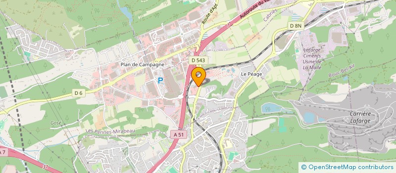 localisation de l'entreprise SAS PLAN PARK à LES PENNES-MIRABEAU