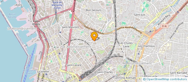 localisation de l'entreprise SAS PLANET CALL SERVICES à MARSEILLE