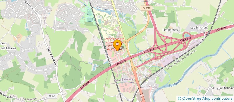 localisation de l'entreprise SAS PLANITECH  SAINT-SATURNIN