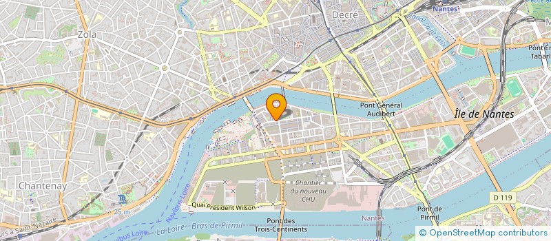 localisation de l'entreprise SAS PLATEAU DES GOHARDS  NANTES