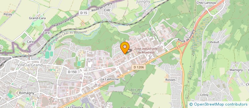 localisation de l'entreprise SAS PLATRERIE BATIMENT PEINTURE  VILLE-LA-GRAND