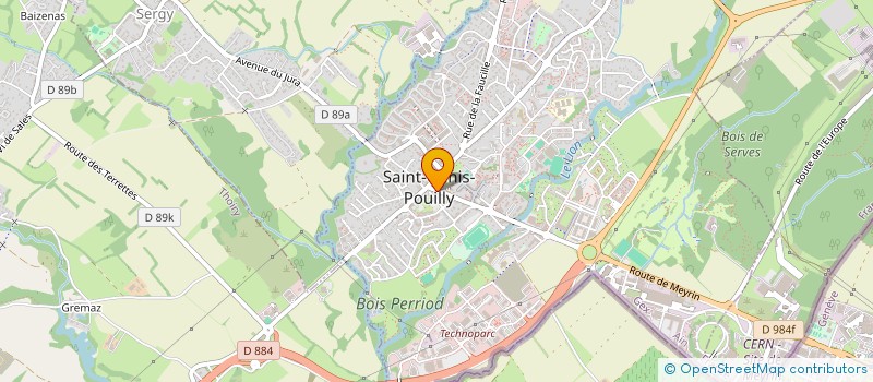 localisation de l'entreprise SAS PLK à SAINT-GENIS-POUILLY