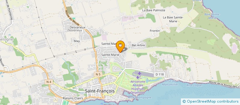 localisation de l'entreprise SAS PLUMA à SAINT-FRANCOIS