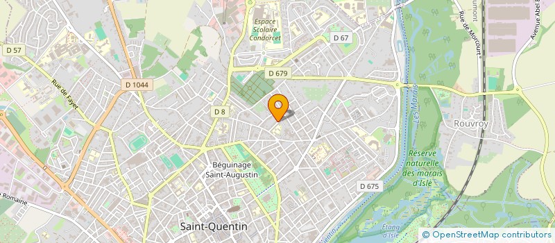 localisation de l'entreprise SAS PM INVEST à SAINT-QUENTIN