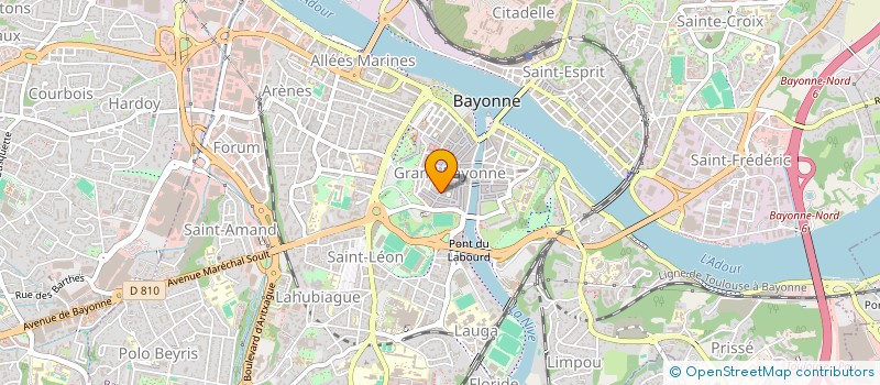 localisation de l'entreprise SAS PM1 à BAYONNE
