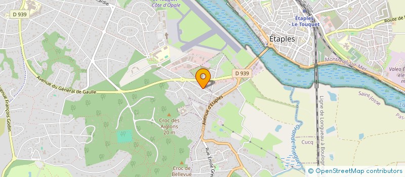 localisation de l'entreprise SAS PMTH à LE TOUQUET-PARIS-PLAGE