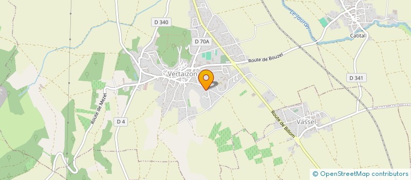 localisation de l'entreprise SAS PODIUM LAVATORIUM  VERTAIZON